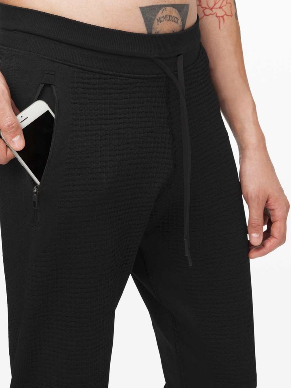 LULULEMON Engineered Warmth Merino Wool-blend Men’s Jogger Black / Black sz M